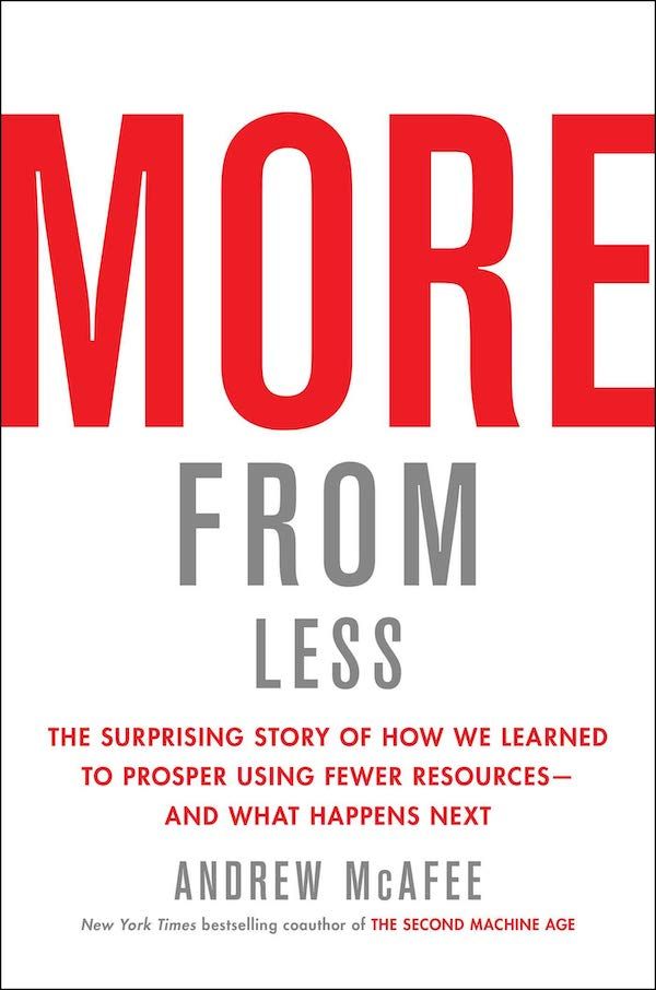 More from Less: The Surprising Story of How We Learned to Prosper Using Fewer Resources — and What Happens Next
